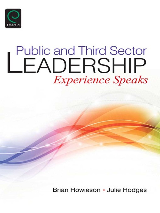 Title details for Public and Third Sector Leadership by Brian Howieson - Available